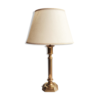 Golden brass lamp