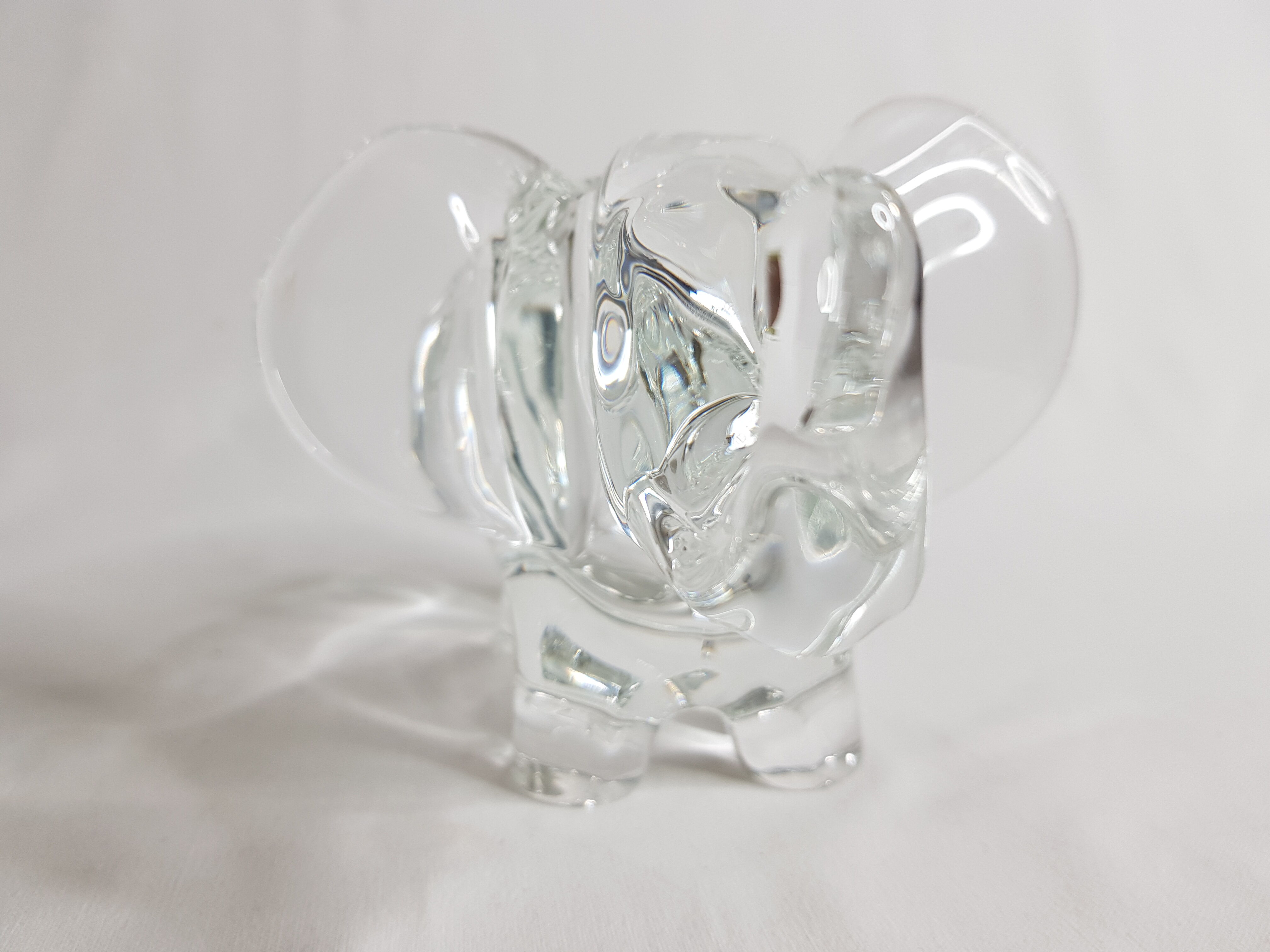 Catchall "Elephant" in crystal "Art Vannes France"