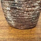 Owl sculpture in Italian pottery from the mid-century by Aldo Londi for Bitossi, 1960s.