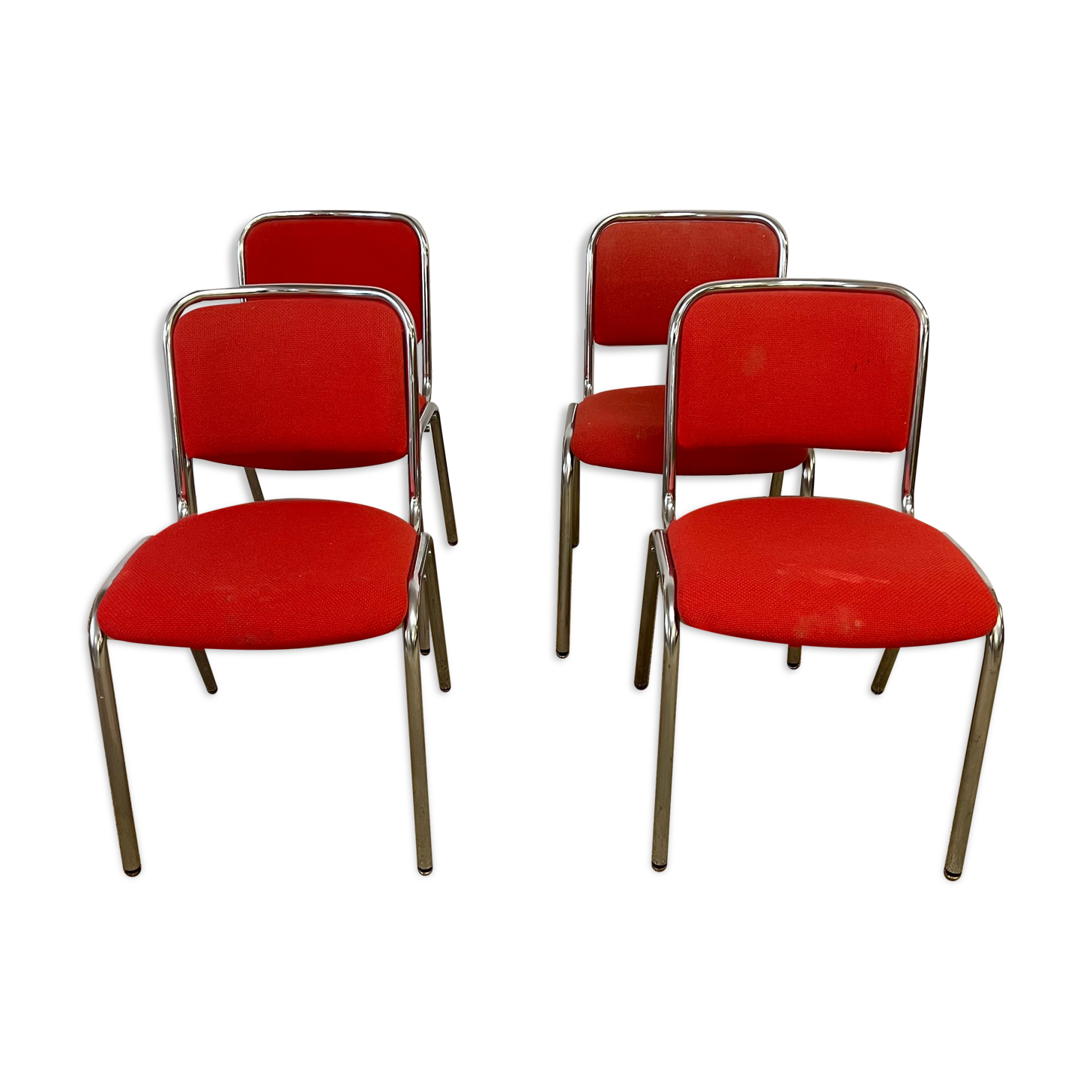 Set of 4 visitor chairs
