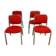 Set of 4 visitor chairs