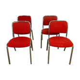 Lot de 4 chaises visiteur