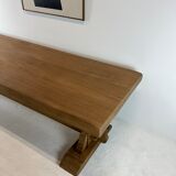 Monastery table 250 cm in solid elm