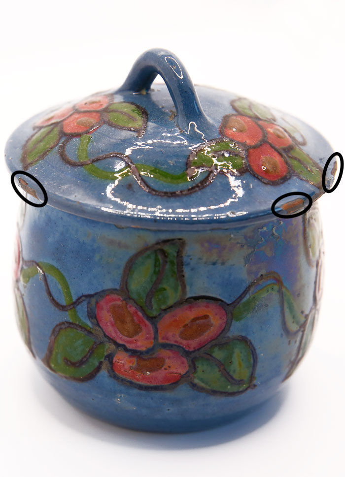 Savoyard Art Deco pot by Emile Simonod