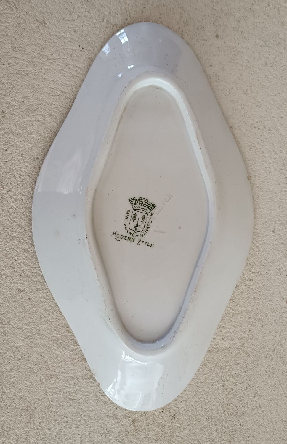 Tureen and ravier Saint Amand and Hamage