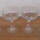 Cut crystal champagne glasses