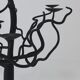 Brutalist Sculptural Chandelier Tree of Life Hand-Forged, 1970s
