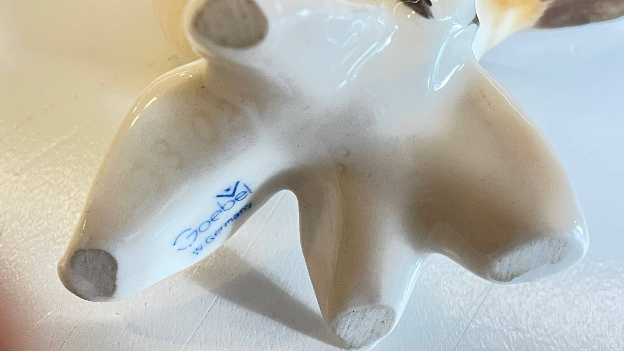 Small bird vintage german porcelain