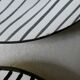 Set of 6 flat ceramic plates, free form, 50s