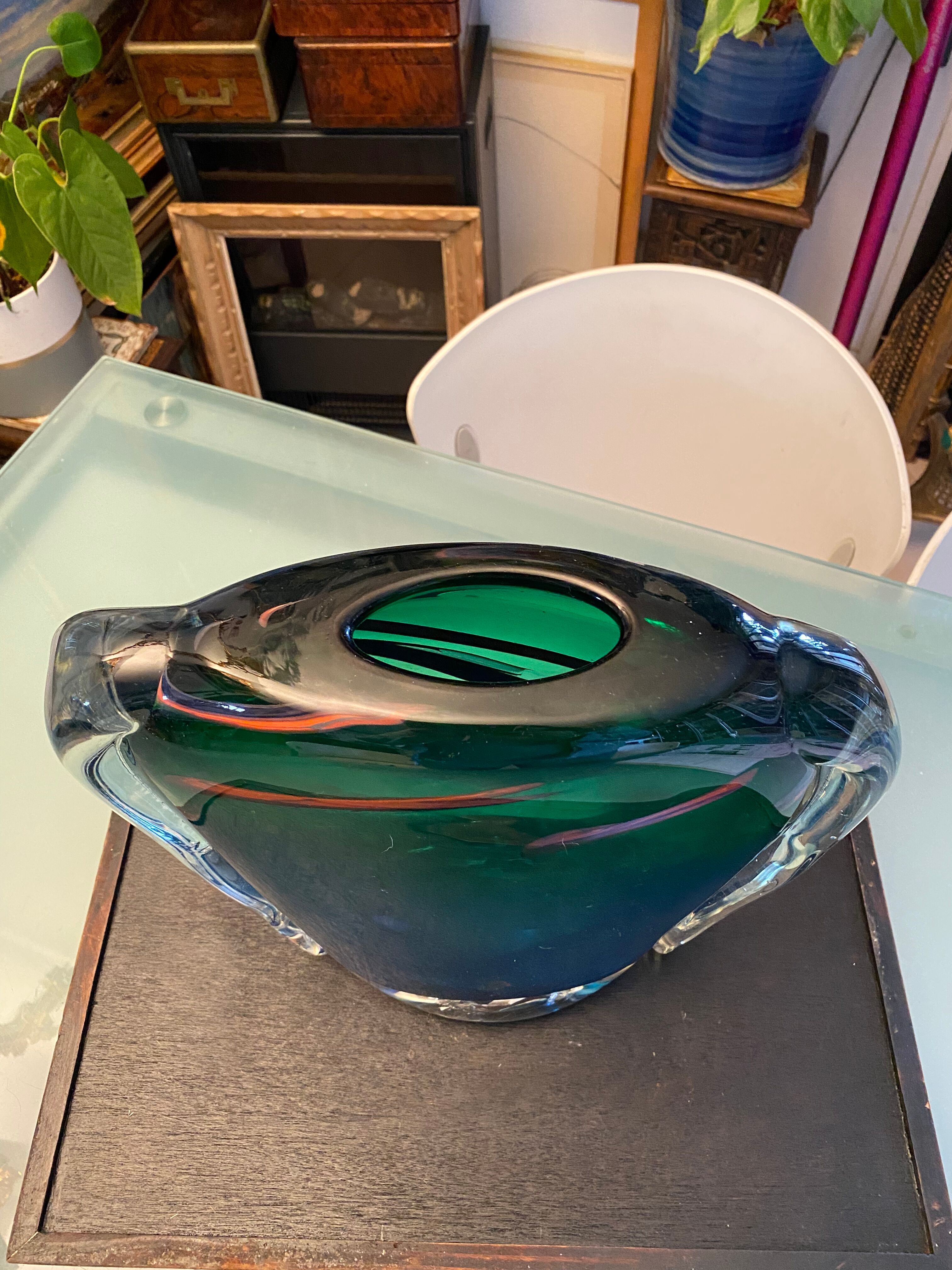 Important Vase Murano Sommerso