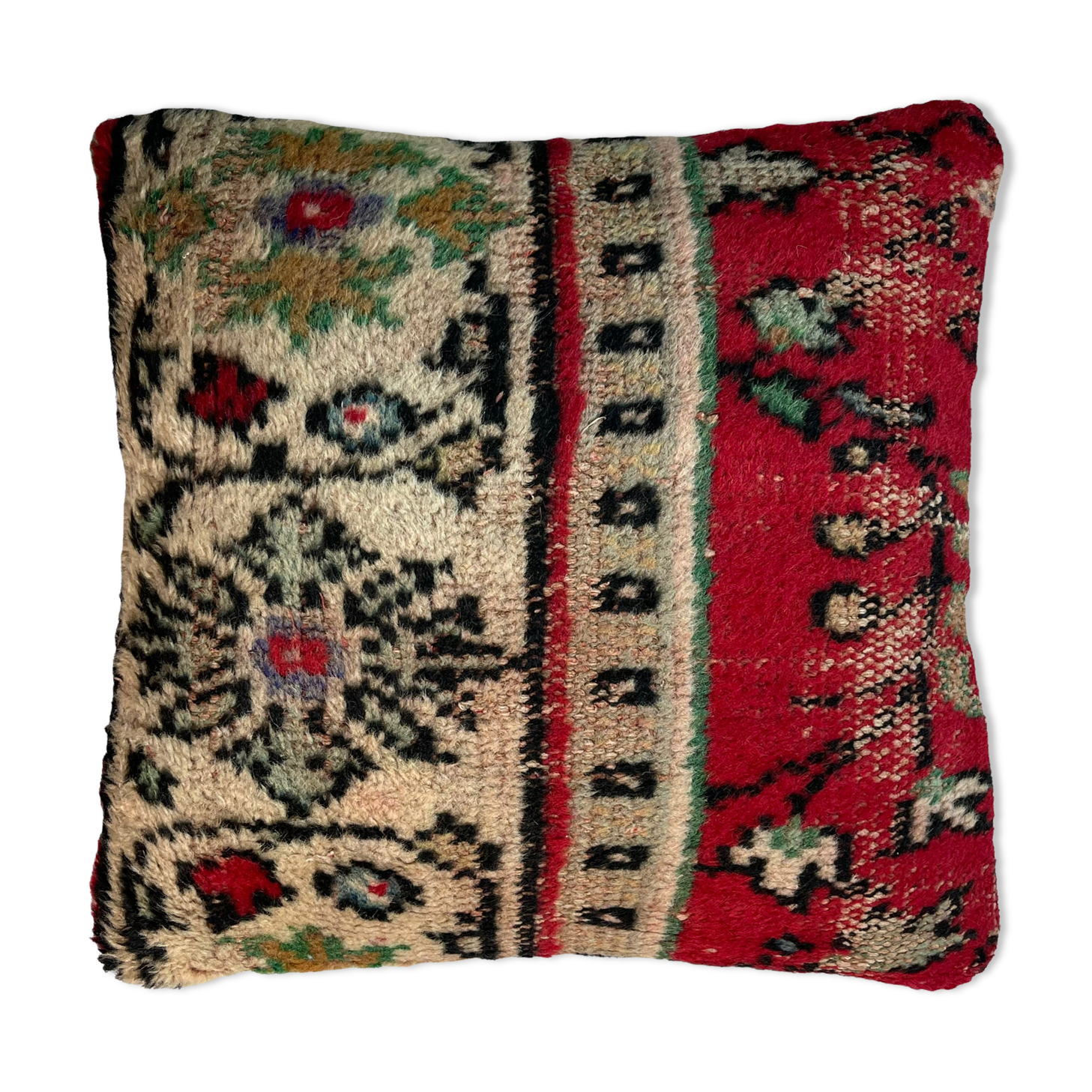 VINTAGE TURKISH CUSHION COVER , 45 X 45 CM