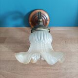 Applique en verre et laiton