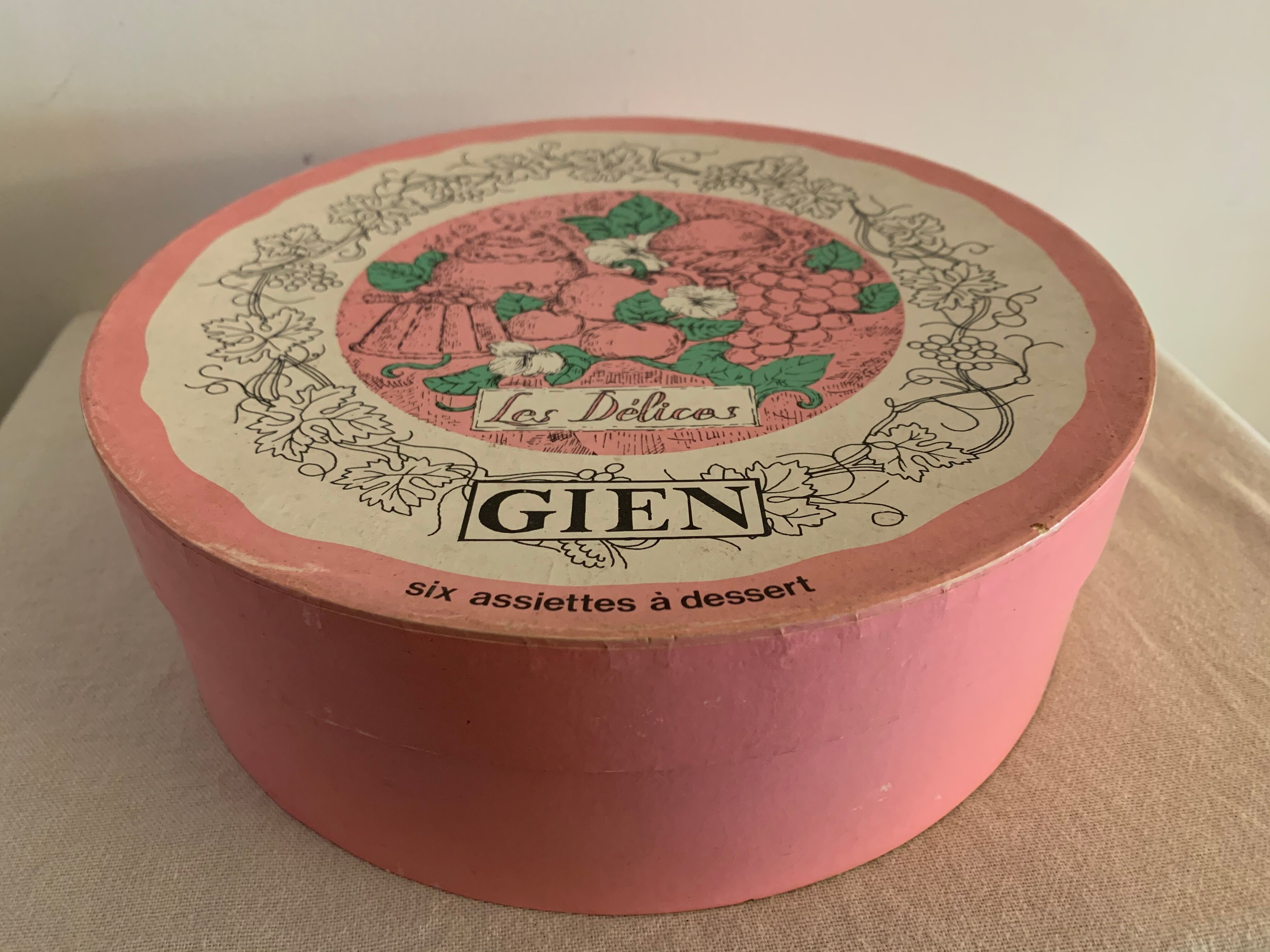 6 gien Marie-Pierre Boitard's Delights dessert plates