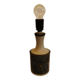 Danish ceramic table lamp, estimated 1960s. Produced by Axella and designed by Axel Larsen.