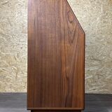 60s 70s teak secretary chest of drawers Danish Modern by Dyrlund Denmark