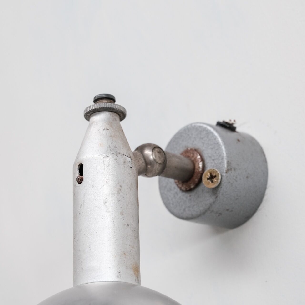 Pair of metal wall spot reflector lights