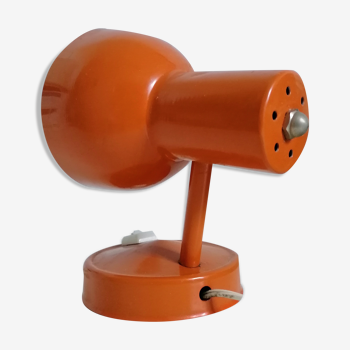 Vintage orange metal spot lamp