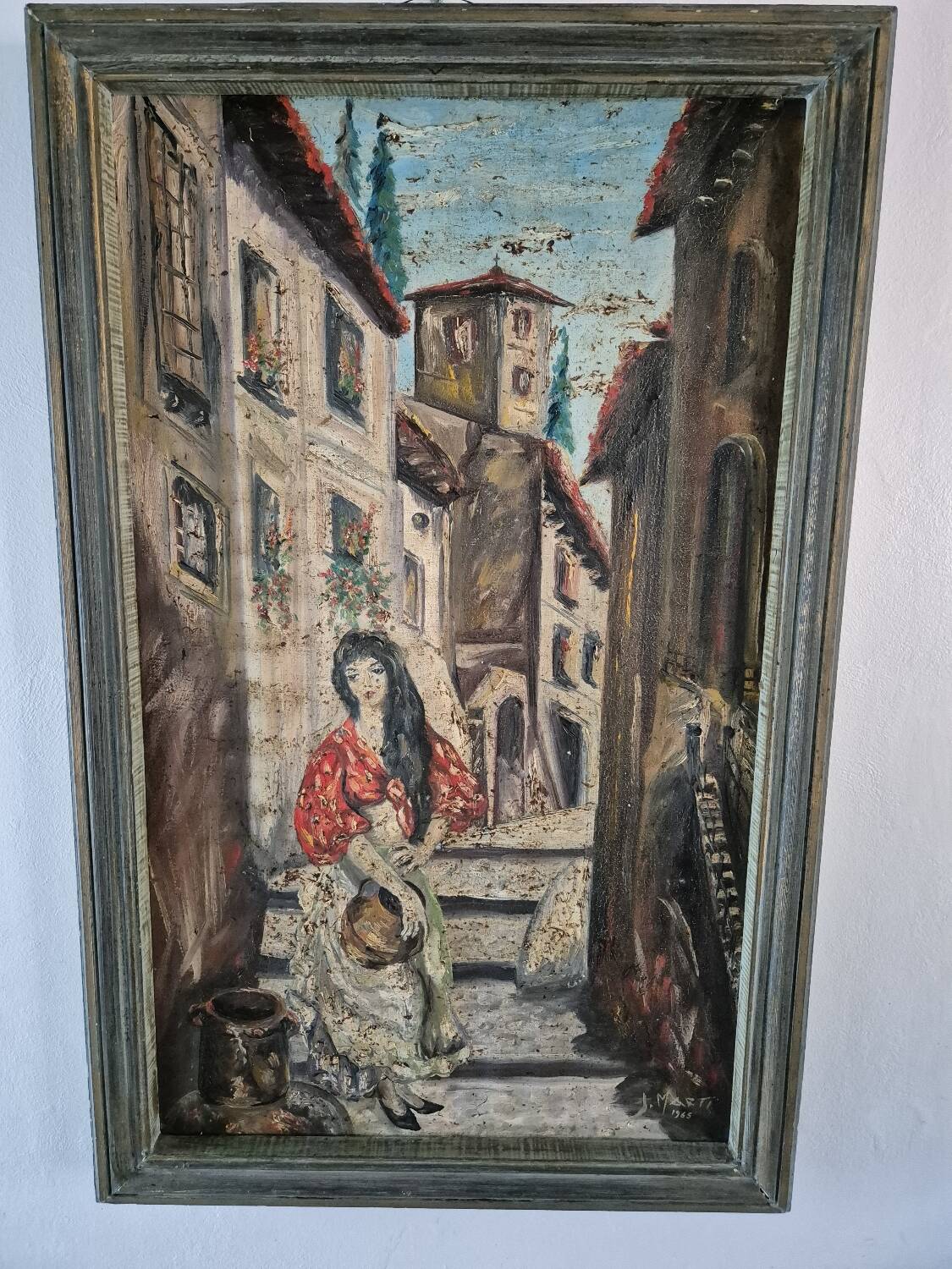 Oil on canvas J.MARTI (1965)