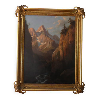 Painting by Alfred Godchaux. Oil on canvas.