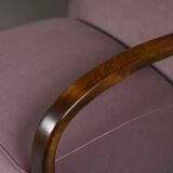 Art Deco Club Armchair, Fully Restored, Poland, 1930s