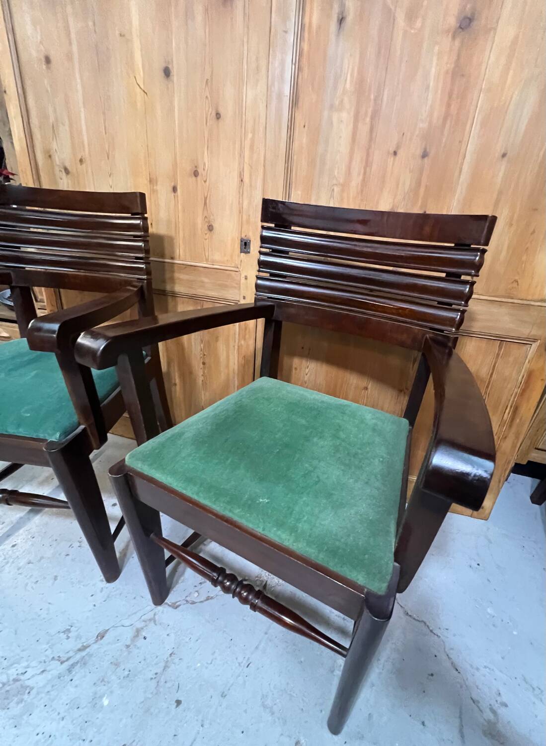 Pair of Gaston Poisson armchairs