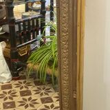 Old gilded wood mirror 115x74cm