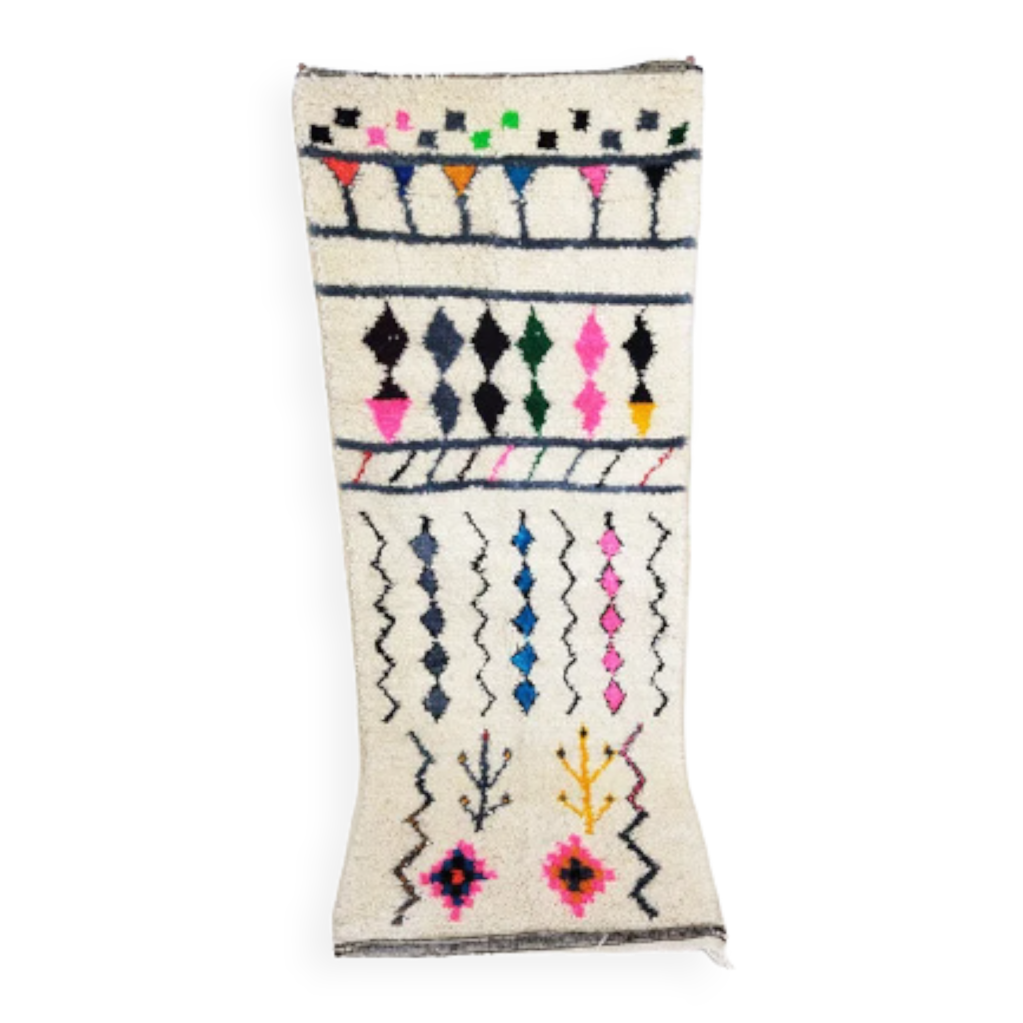 Moroccan berber carpet 215x78cm