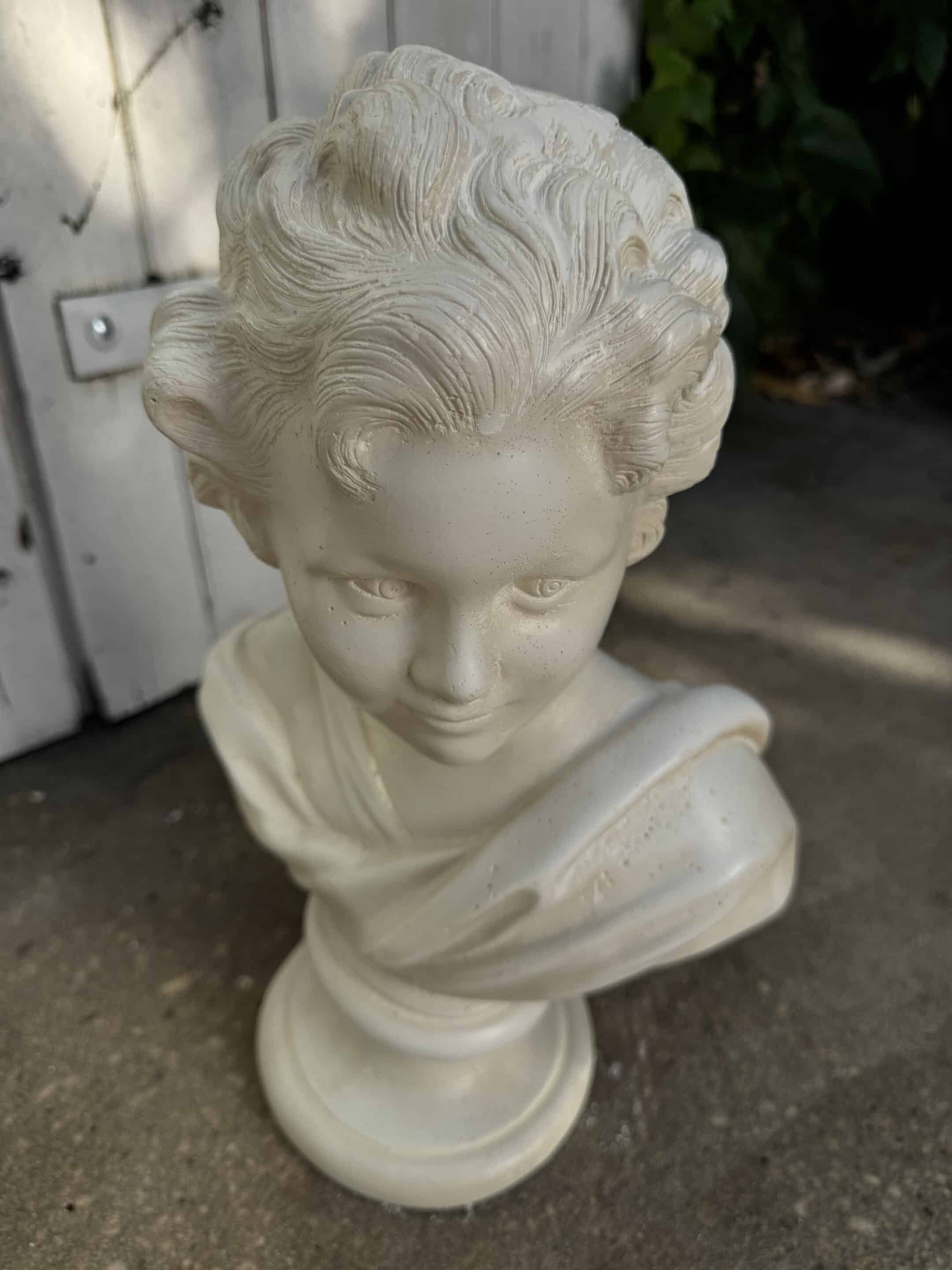 Plaster bust