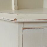 White corner cabinet Sweden 70s