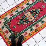 Vintage carpet French Soap 90cm x 176cm 1960s
