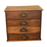 Wooden haberdashery furniture with 4 drawers