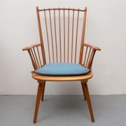 1950s armchair cherrywood, Albert Haberer