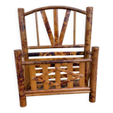 Vintage bamboo tiger wall shelf from the 70s.