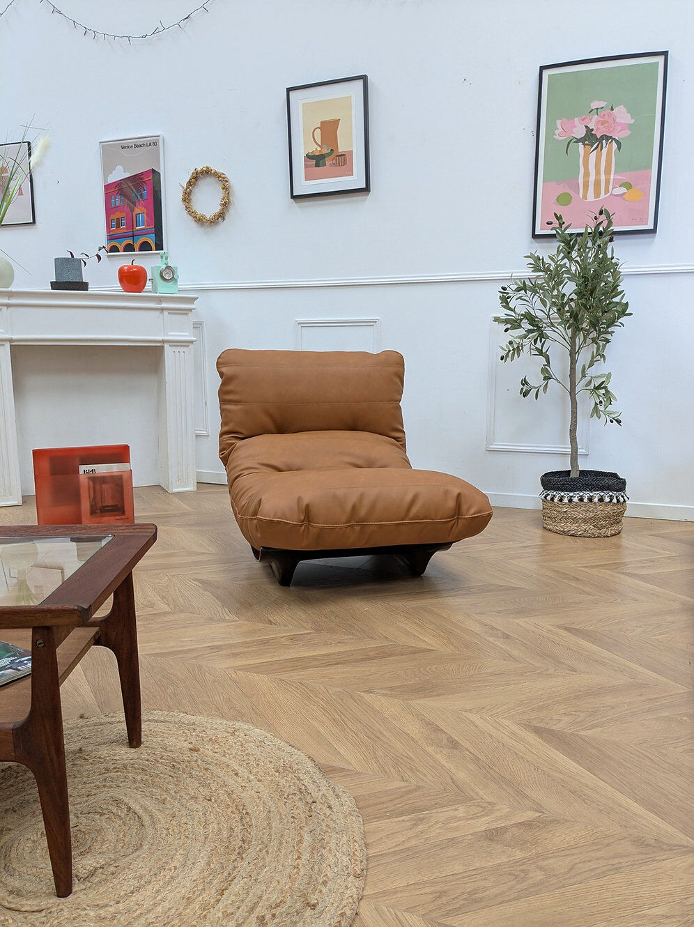 Fauteuil - chauffeuse design Marsala de Michel Ducaroy pour Ligne Roset