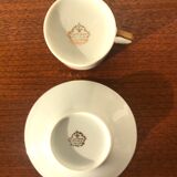 Set of 6 coffee cups and Royal Limoges cups