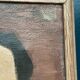 Original Swedish Oil On Canvas – “Portrait” By Fred – Dated 51