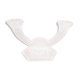 Double glass candle holder