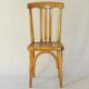 Chaise enfant baumann 1955 modèle , chêne-doré type bistrot bois courbé