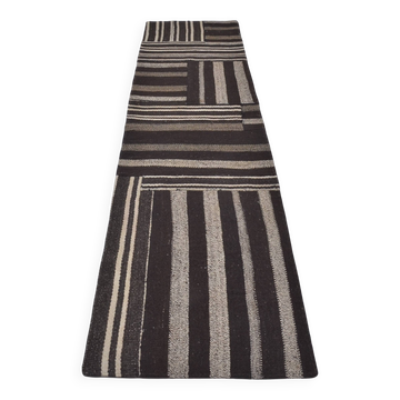 Vintage Anatolian Neutral Kilim Runner sku 3935