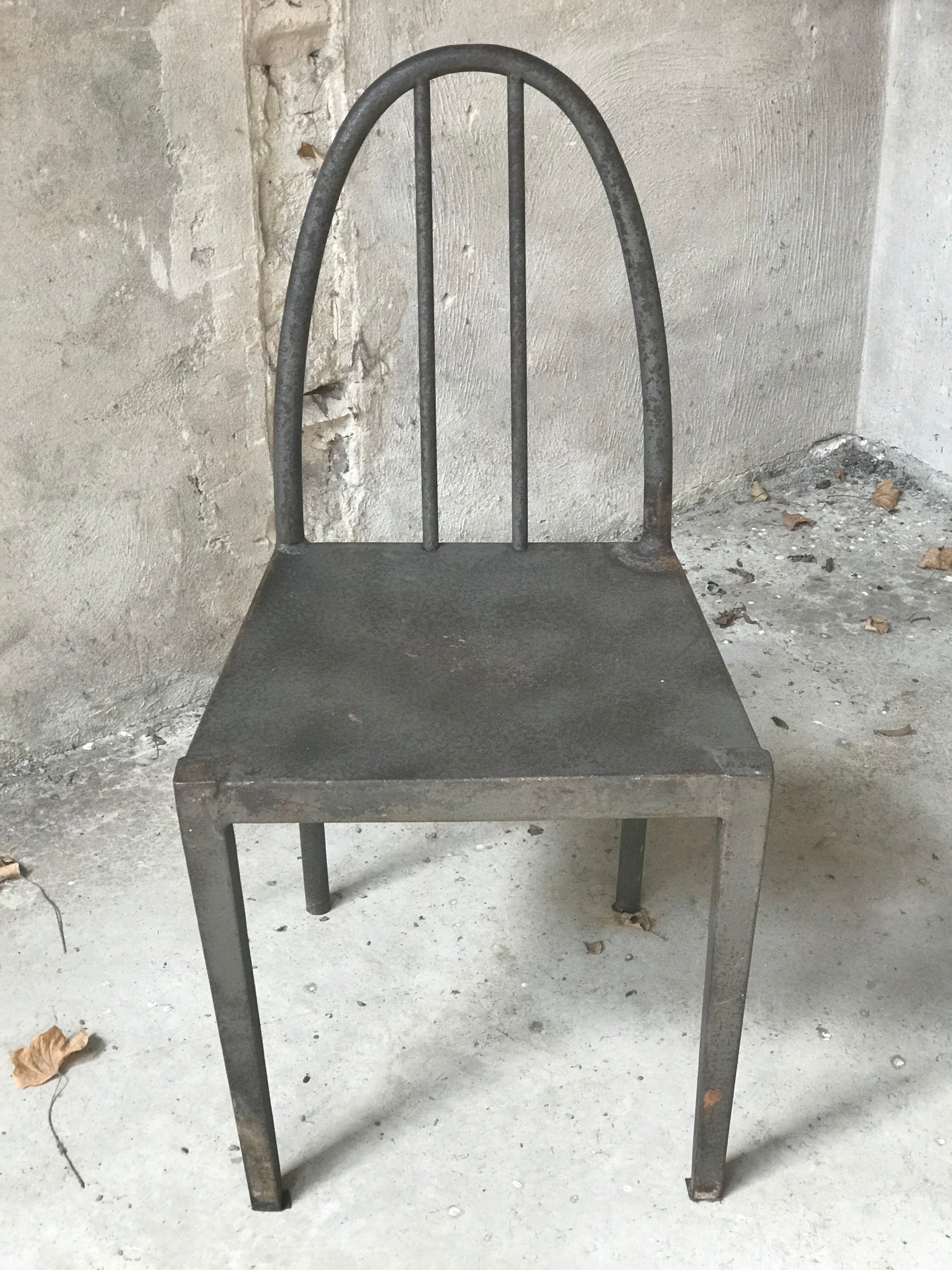 5 chairs, Potez, Bauhaus, France