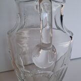 Moser signed crystal pitcher