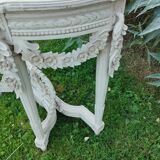 console en bois style louis xvi