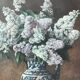 Painting "Lilacs in a vase"
