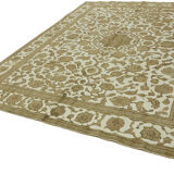 275 cm x 367 cm beige wool carpet