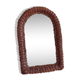 Spanish wicker mirror, 1960