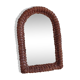 Spanish wicker mirror, 1960