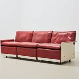 Dieter Rams 620 Series Leather Sofa for Vitsoe 1962