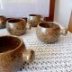 Vintage soup service in pyrite stoneware