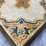 Ceramic and wood trivet