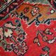 Tapis vintage fait main Hamadan persan 81cm x 194cm (années 1960)